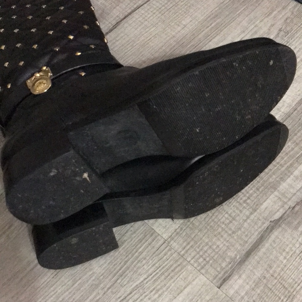 Michael Kors Black Leather Boots - Picture 9 of 12